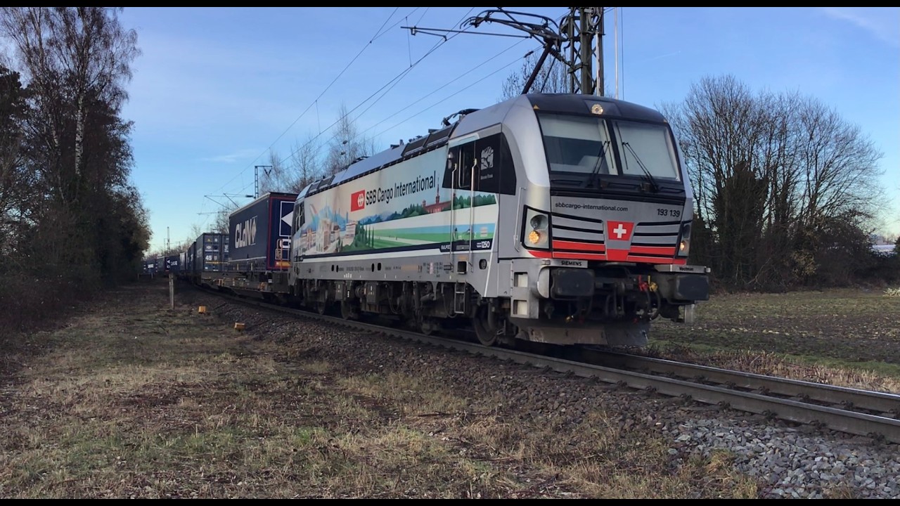 Vectron 193 139 Monte Rosa SBB Cargo International with Intermodal Train at Kaldenkirchen Germany 🇩🇪