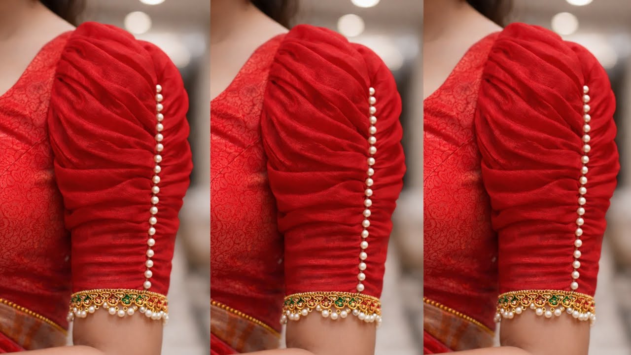 Trending Sleeve Design Cutting and Stitching | Blouse Sleeve Design | बाजु का डीजाइन| Sleeves Design