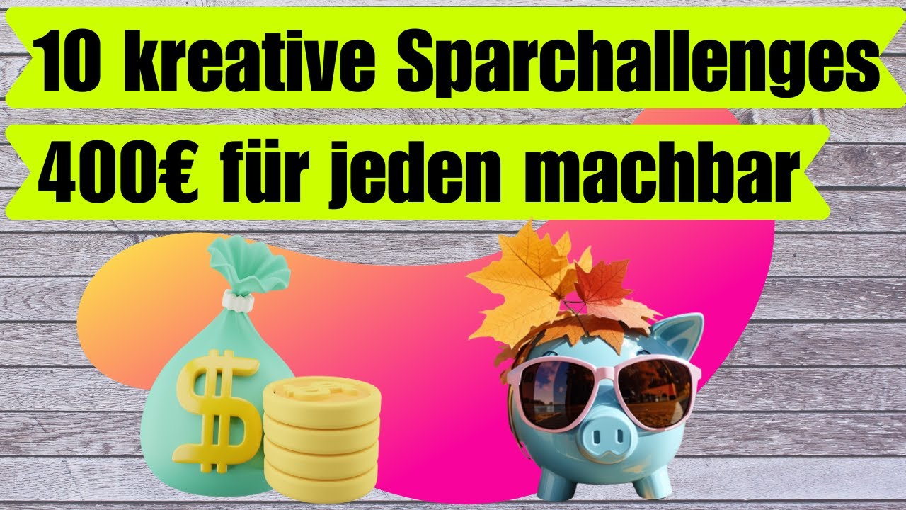 10 Spartricks im Test: Bist du bereit f&uuml;r die Challenge? 💰🐷| Geld sparen leicht gemacht| Frugalismus