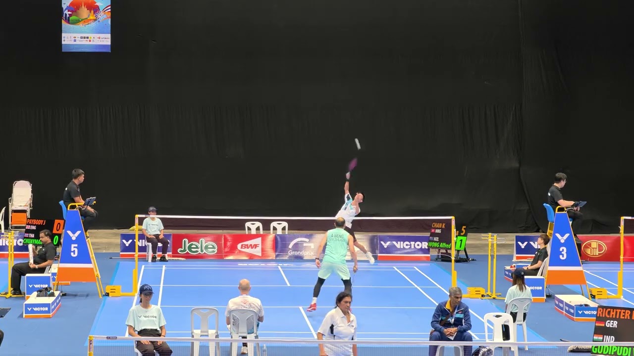 World Senior Badminton 2025 - MS 45 - CHAN K C (HKG) vs WONG A (NZL)