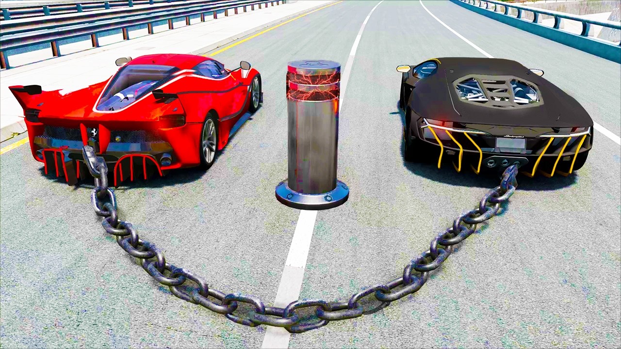 Satisfying Car Crash Game HIGH SPEED JUMPS #2 BeamNG Drive