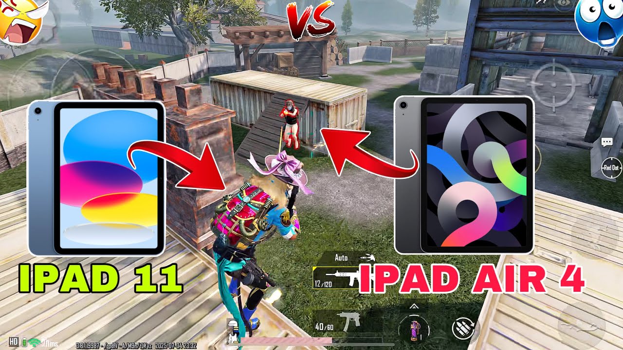 Test iPad 11th Gen VS iPad Air 4th Gen 😍 TDM Best Challenge BGMI Gameplay....