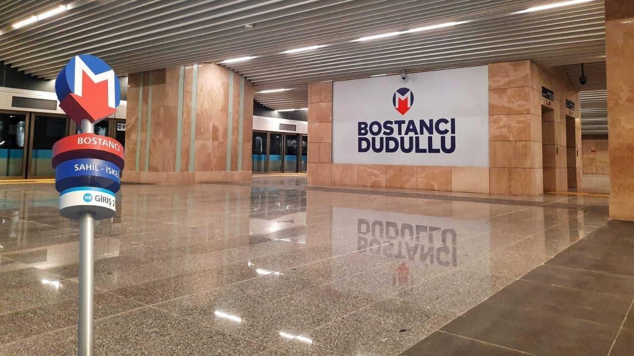 Travel Between Bostancı - Dudullu - Parseller in Istanbul Metro