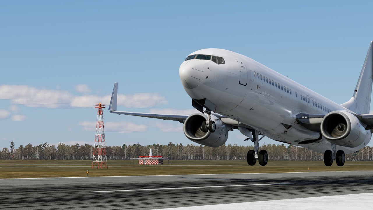 Godman Airport, B737, Take Off and Landing Challenge, Flight Training - Aviation Videos