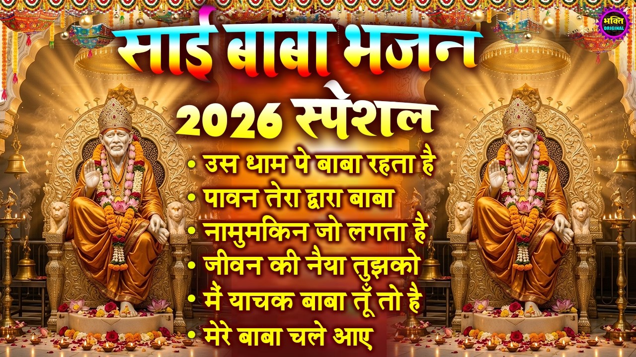 2026 Nonstop Bhajan Sai Ji : Popular Sai Baba Bhajan : Sai Baba Bhajan : Sai Baba 2026 New Songs