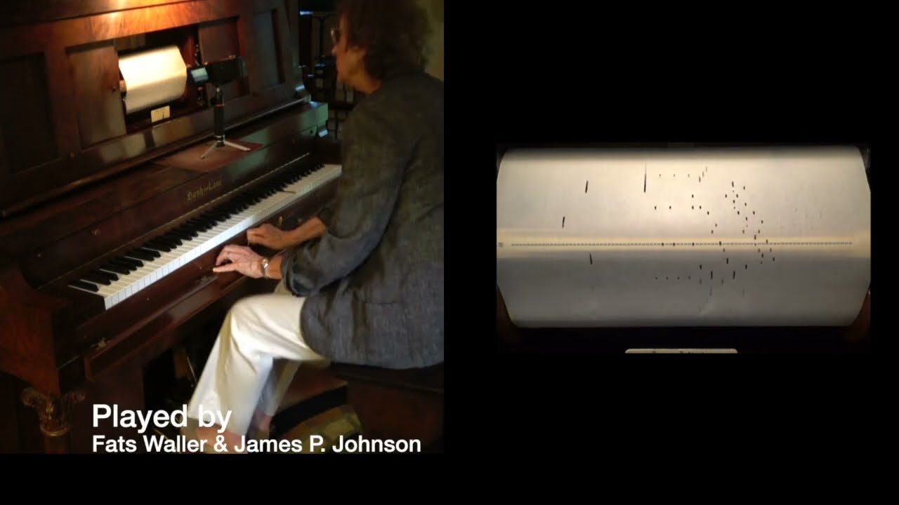 If I Could Be With You (One Hour Tonight) 1927 piano roll p/b Fats Waller and James P. Johnson