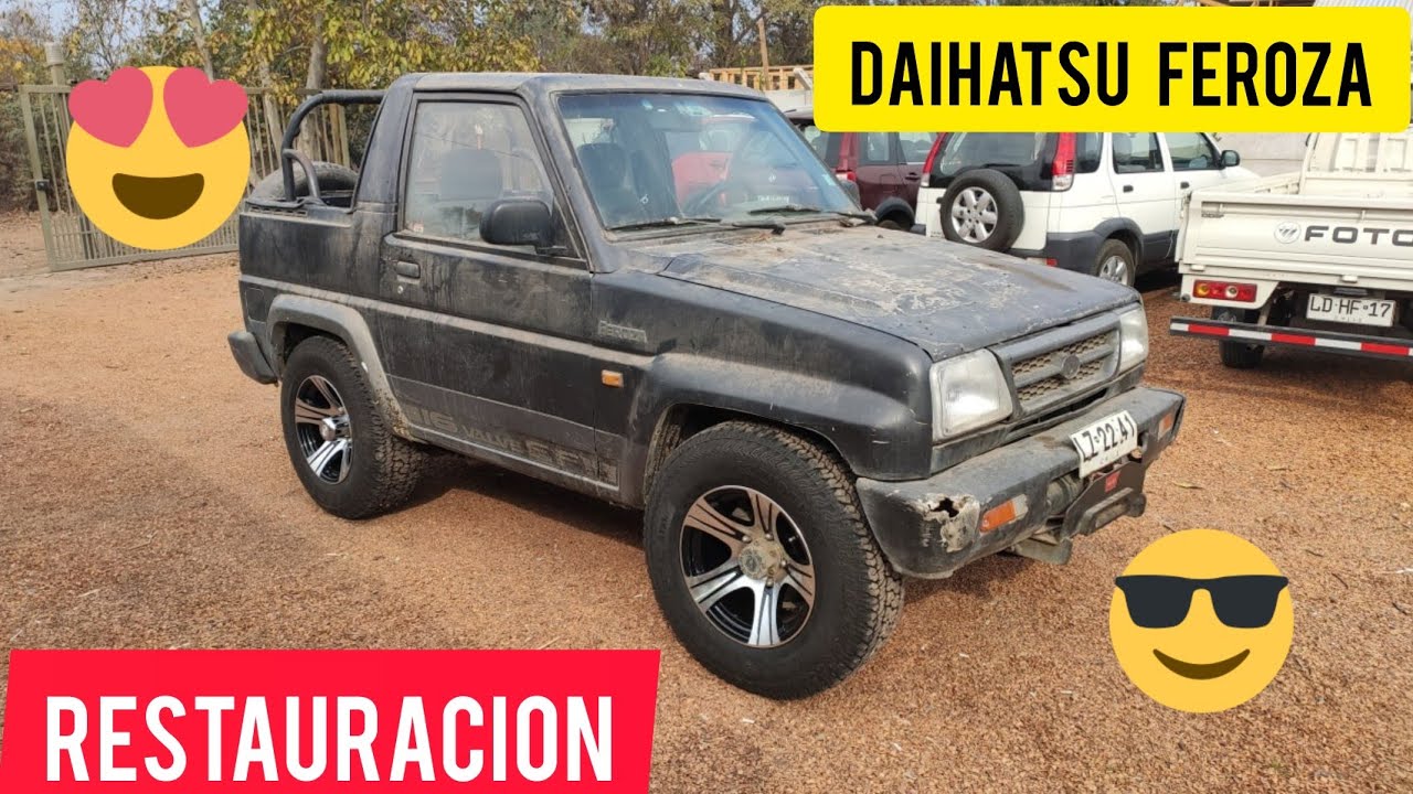 Reparamos y Restauramos un Daihatsu Feroza completo - chile