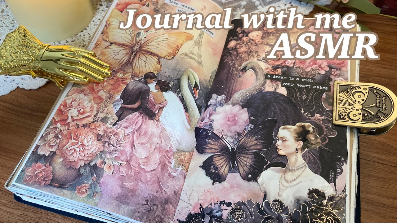 Journal with me ASMR | 白鳥と黒鳥 | White and Black Swan |