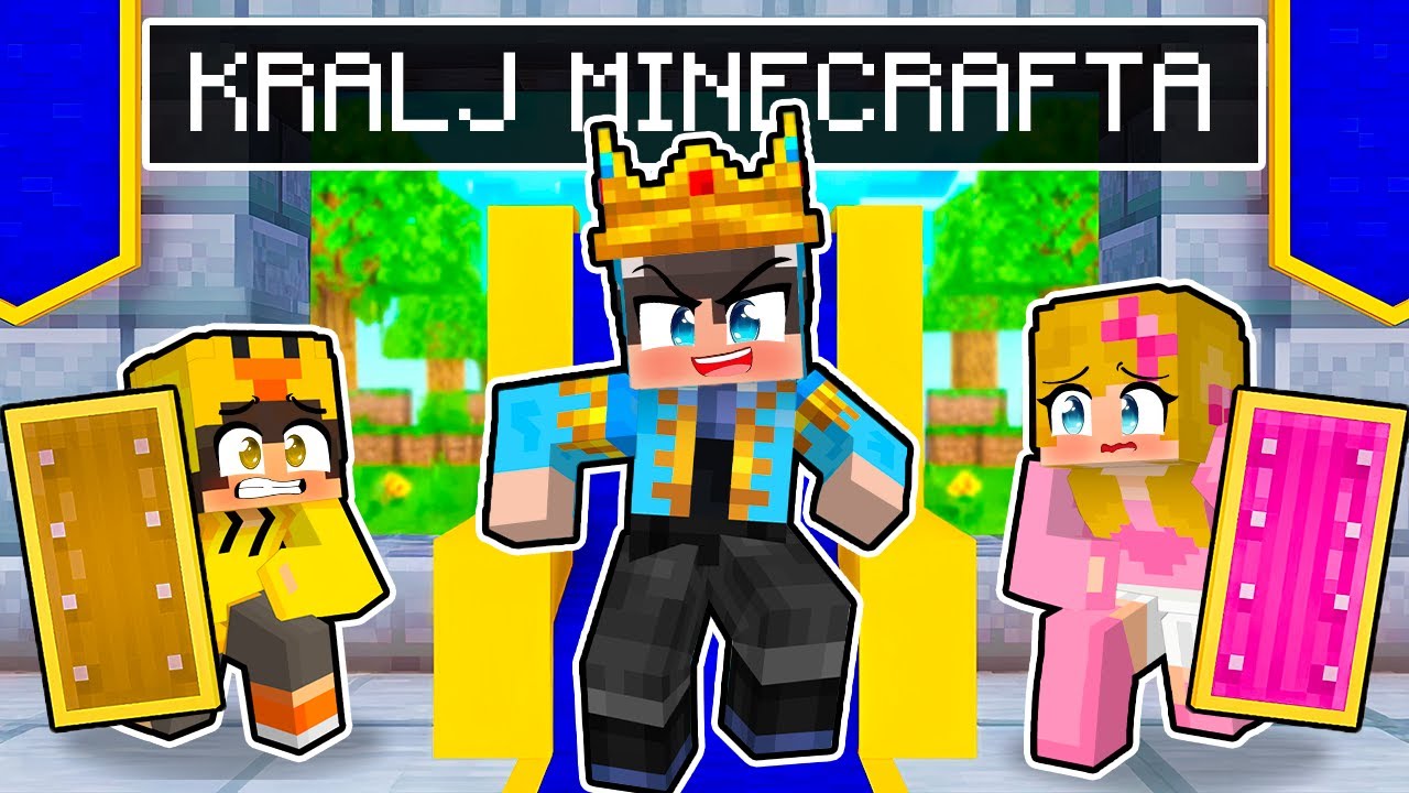 POSTAO SAM KRALJ U MINECRAFTU!