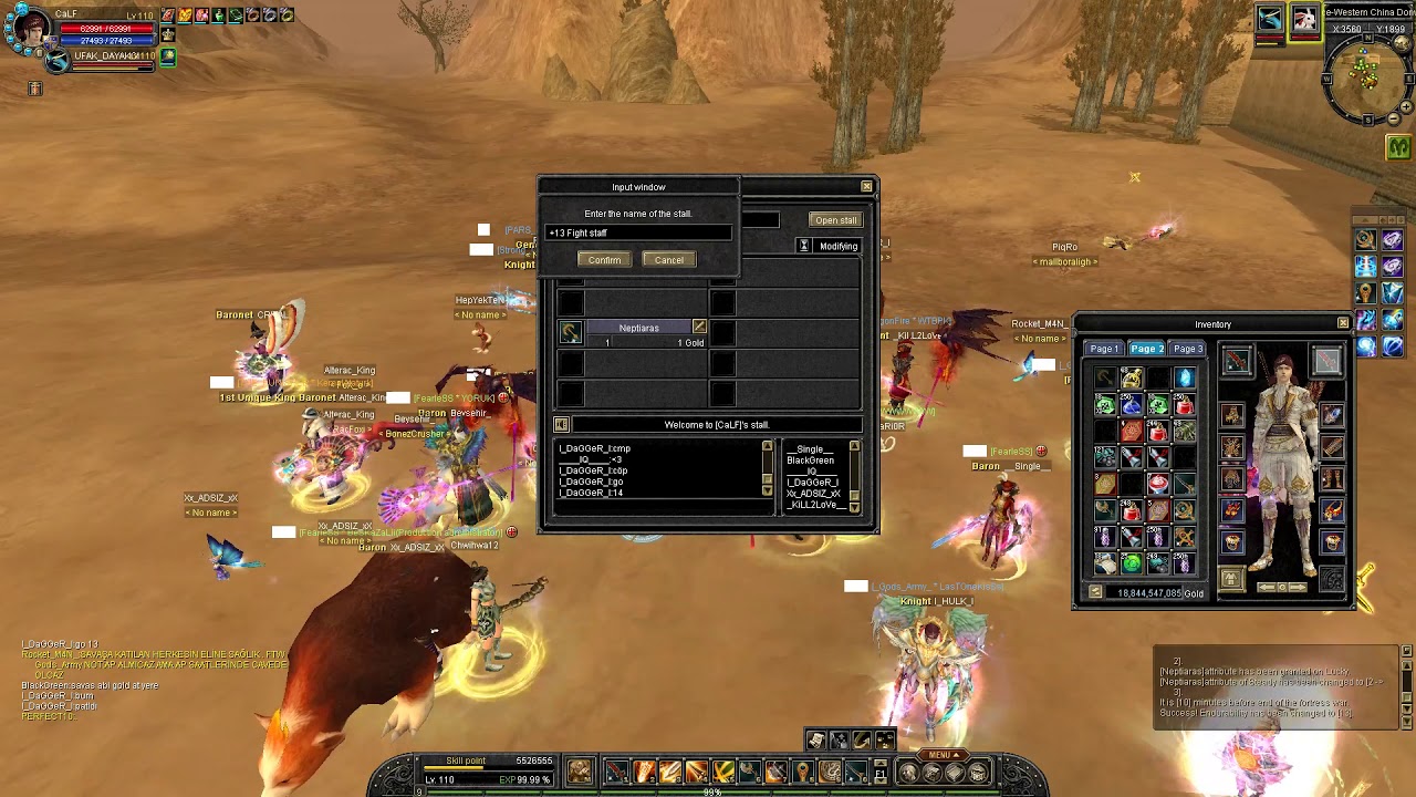 DeathFight  +13 staff bSilkroad