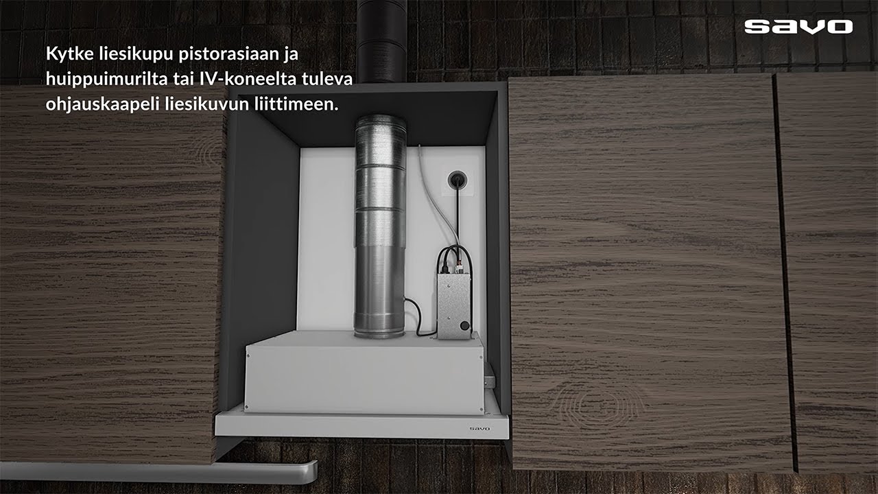 Savo DUAL Modular -liesikupujen asennus
