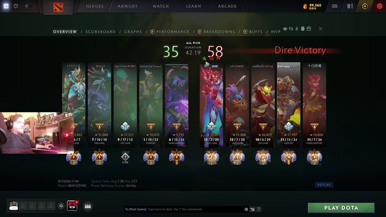 Support Ranked Immortal | 7K MMR SEA AUS, ENG