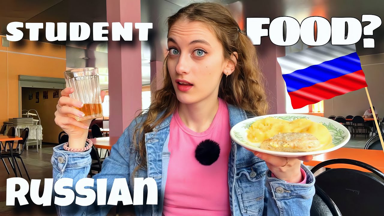 Cheapest 4$ Lunch at the Student Canteen in Russia 🇷🇺 What Do Russians Really Eat 🍲