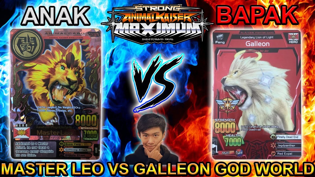 MASTER LEO VS GALLEON !!! AYAH VS ANAK !!! - STRONG ANIMAL KAISER MAX 4 #14