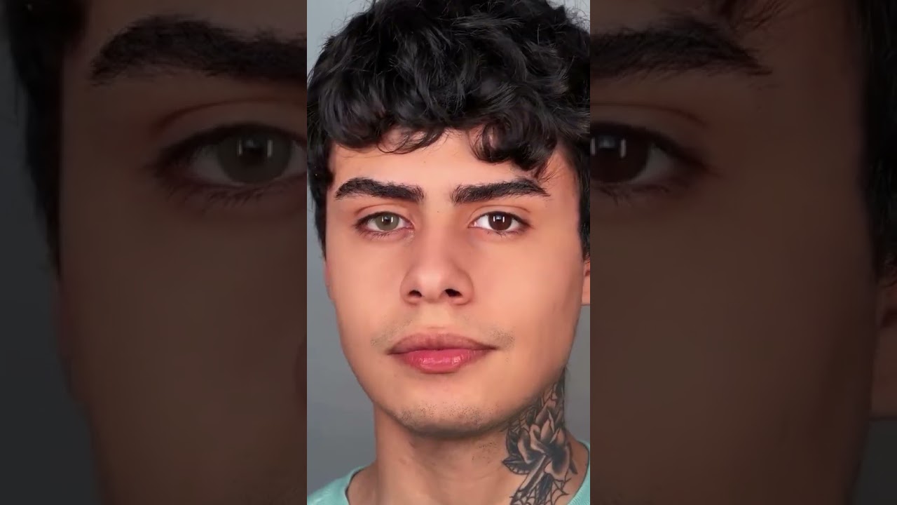 Soft Green Color Contacts For Brown Eyes - Result on Brown Eyes