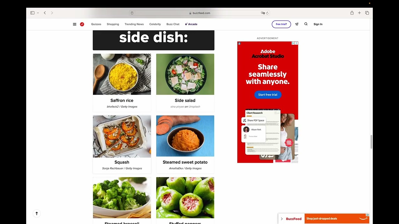 taking another  random buzzfeed quiz