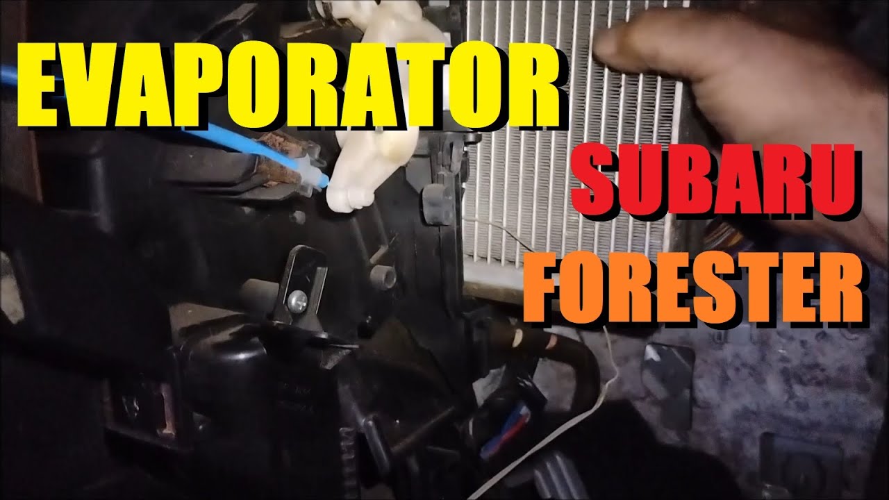 AC Evaporator and Expansion Valve - 2015 Subaru Forester
