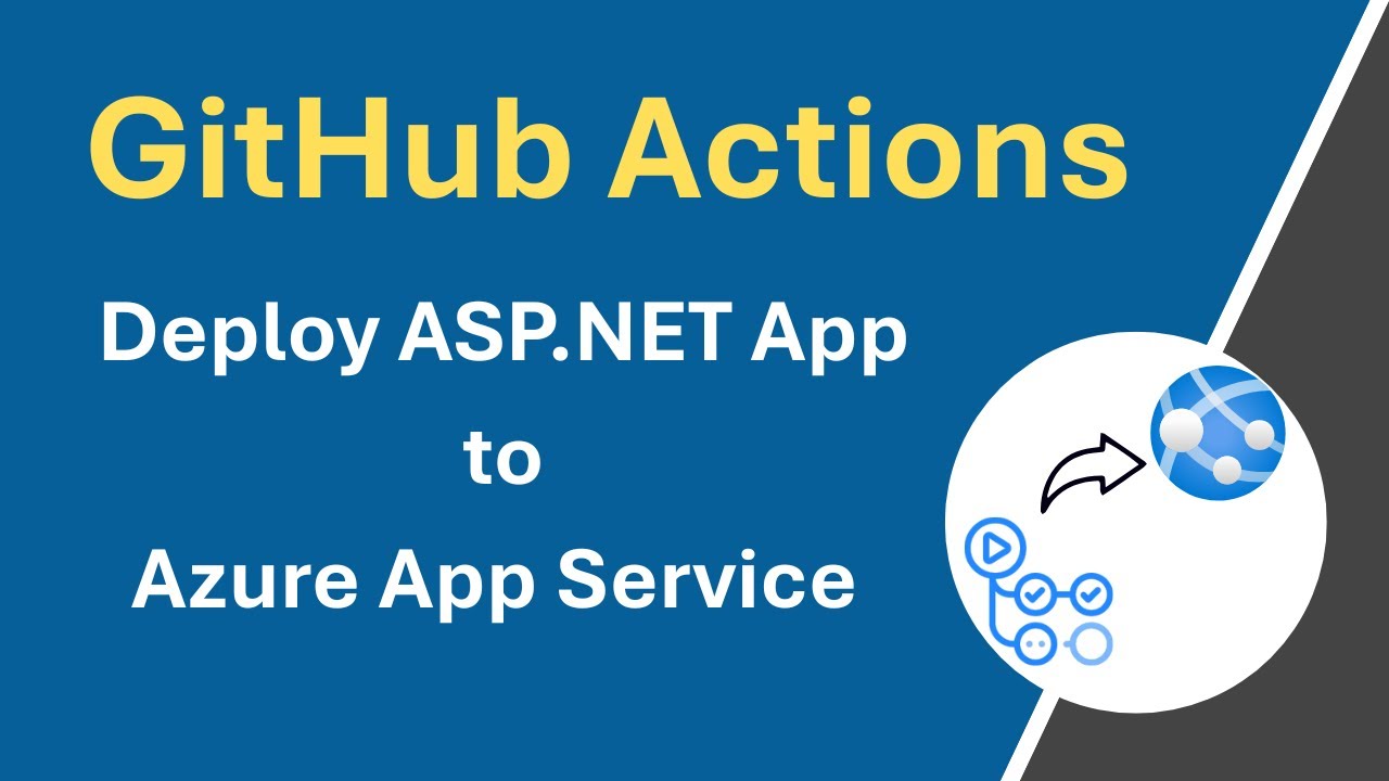 Deploy ASP NET Core App to Azure App Service using GitHub Actions