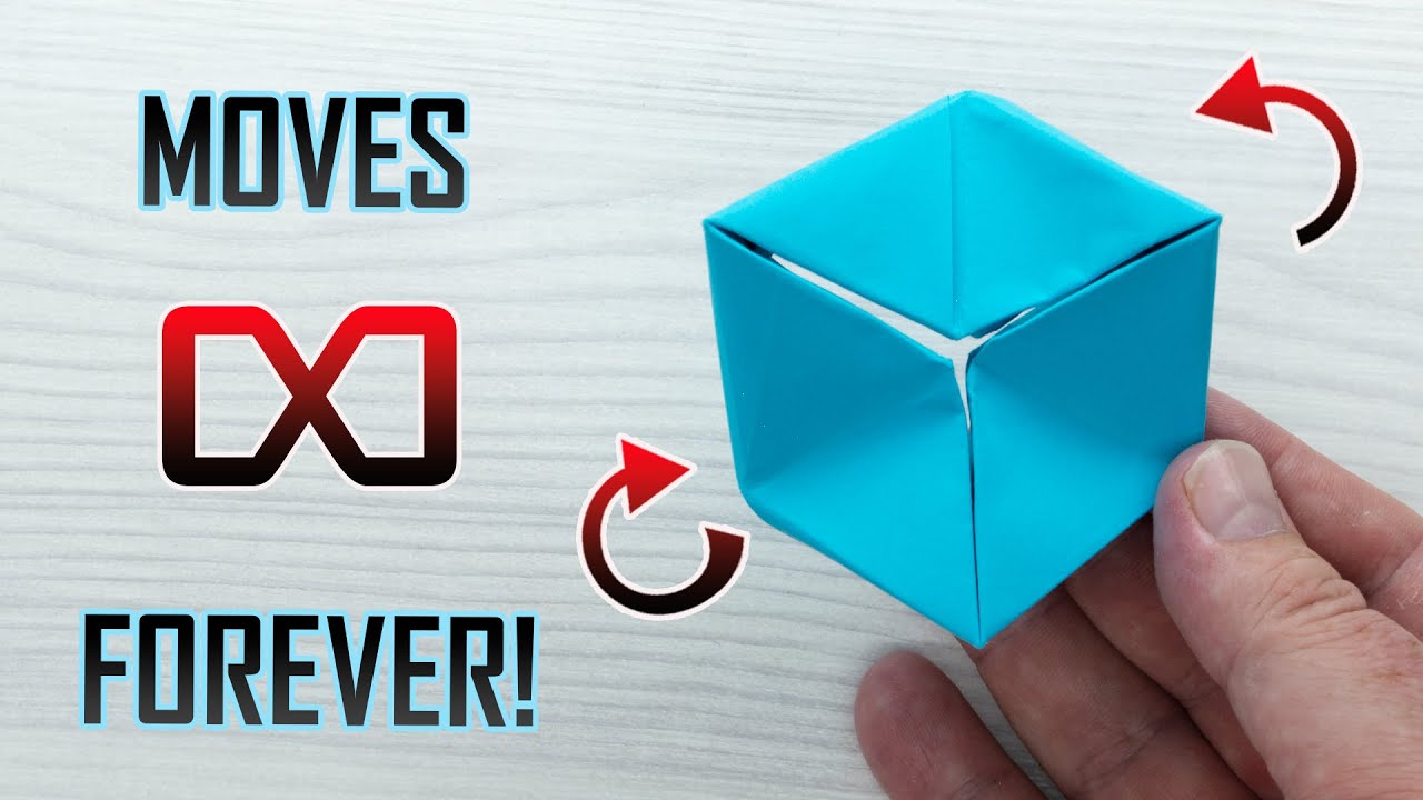 Превратите свой лист бумаги в бесконечное движущееся оригами с помощью этого руководства