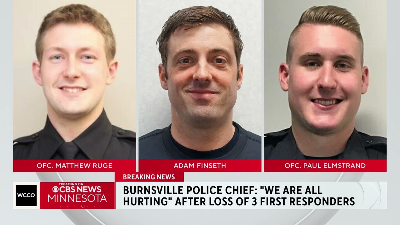 Law enforcement discuss killings of 3 Burnsville first responders