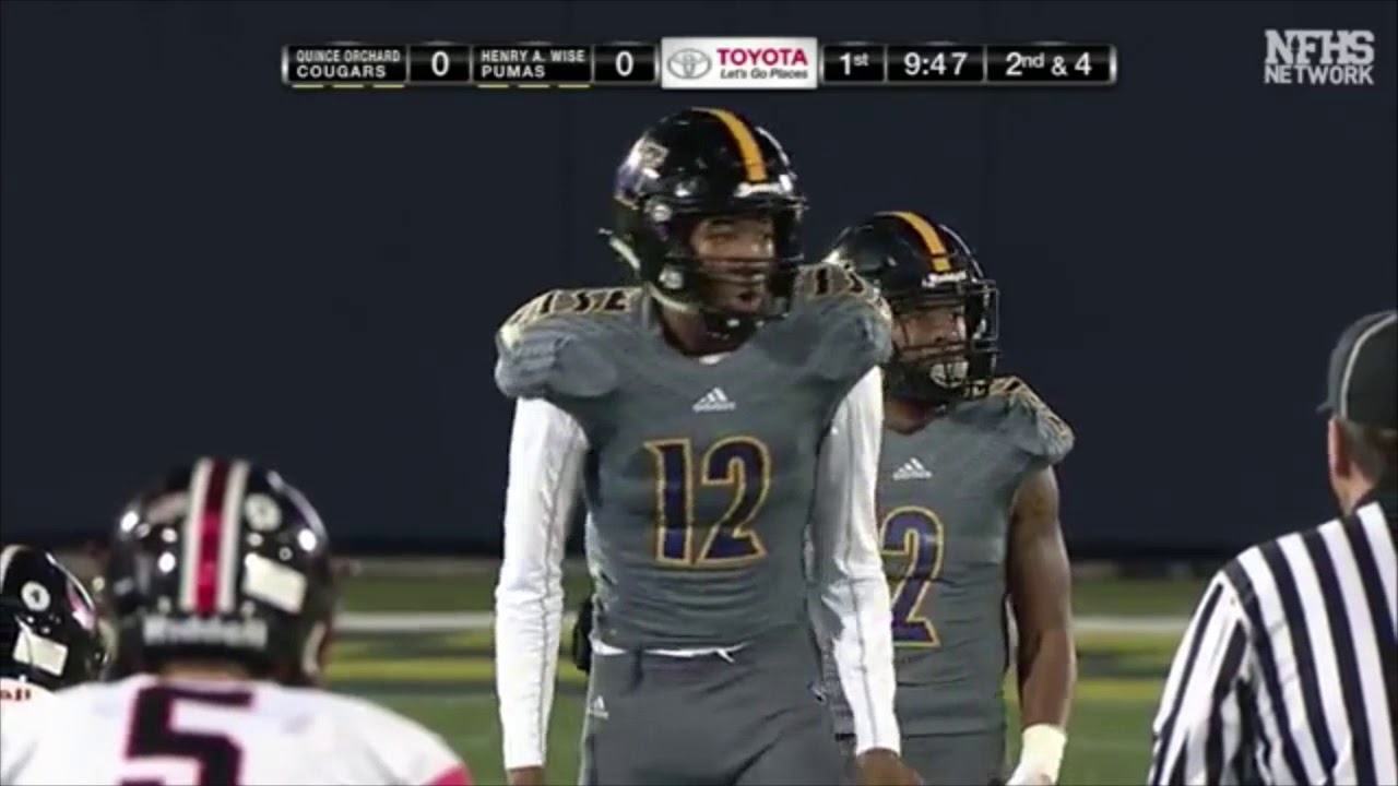 2017 Qunice Orchard versus Wise MD 4A State Football Championship