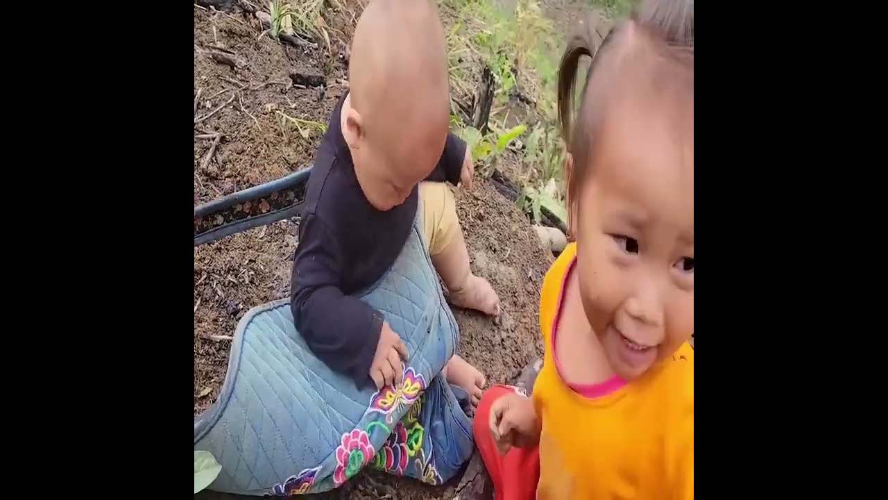 Single Mother With Two Children: Daily Village Life
