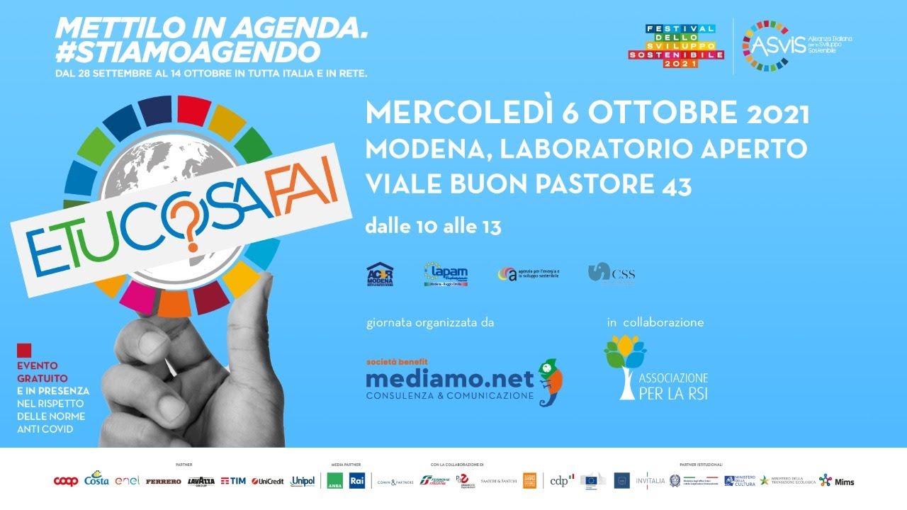 ETUCOSAFAI? 5° edizione del Festival dello Sviluppo Sostenibile