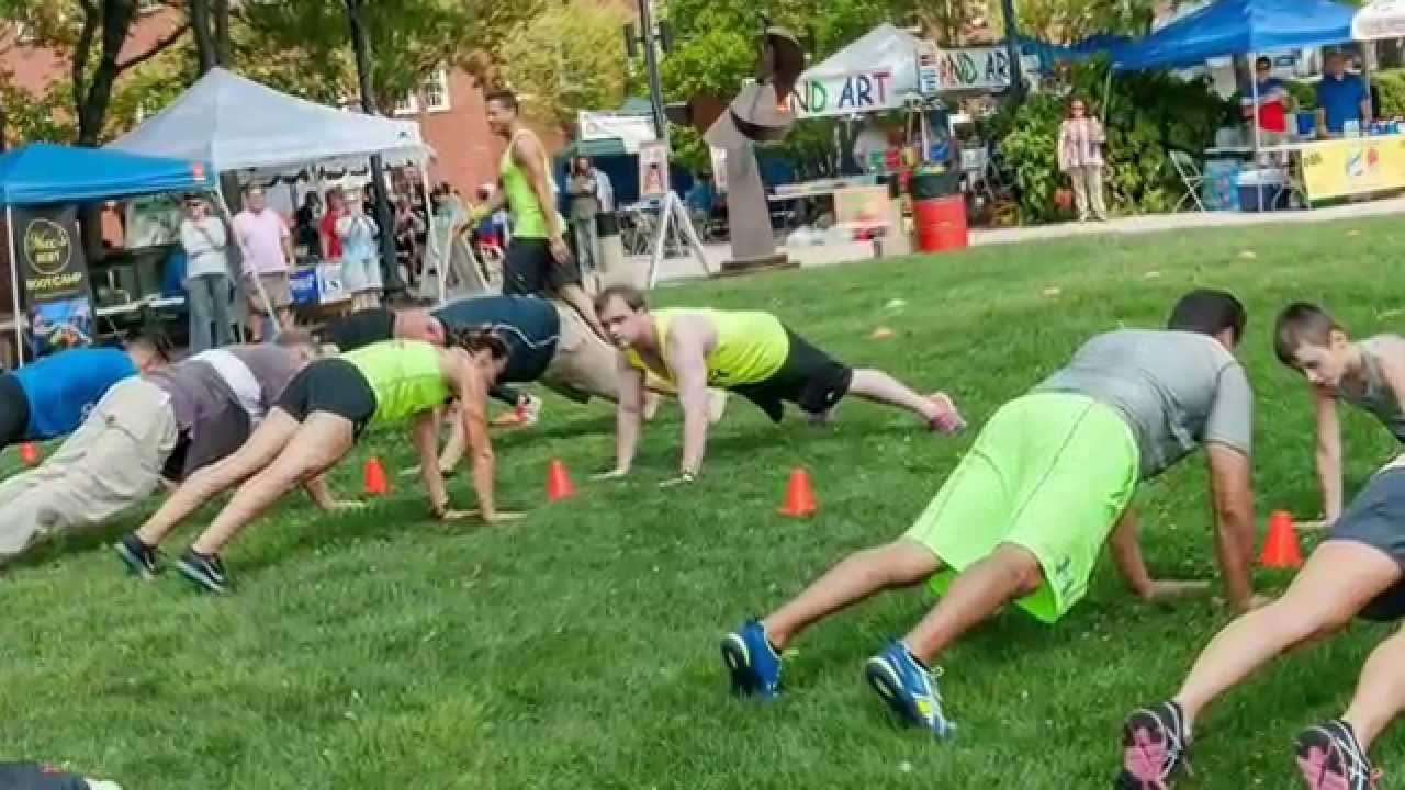 Outdoor Bootcamp Workout at A Taste of Danbury CT