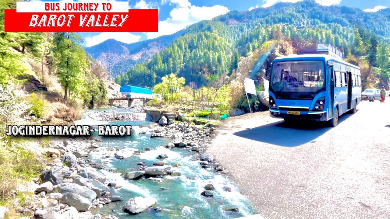 Jogindernagar to barot | hrtc bus journey | barot valley | dev hurang narayan pashakot  | vlog