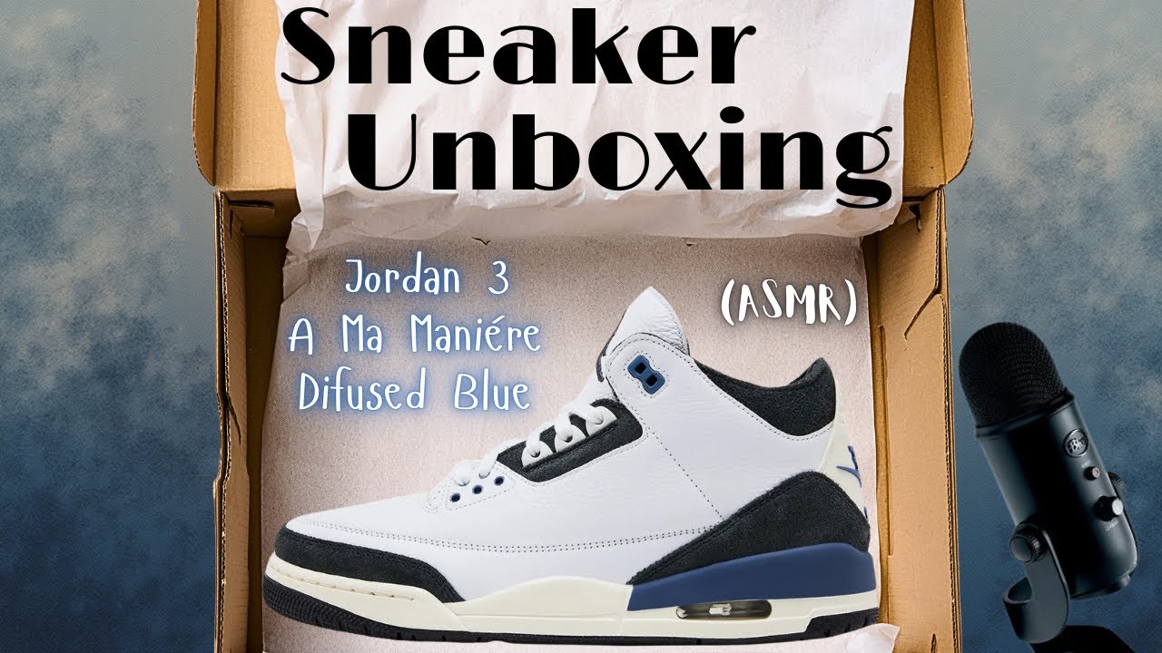 SNEAKER UNBOXING | A Ma Mani&eacute;re &ldquo;Diffused Blue&rdquo; | ASMR 
