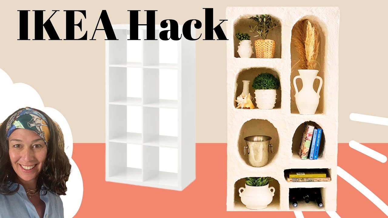 🔥 How to Make an Isobel BookShelf For Less Using an IKEA Hack #diyprojects #ikeahacks