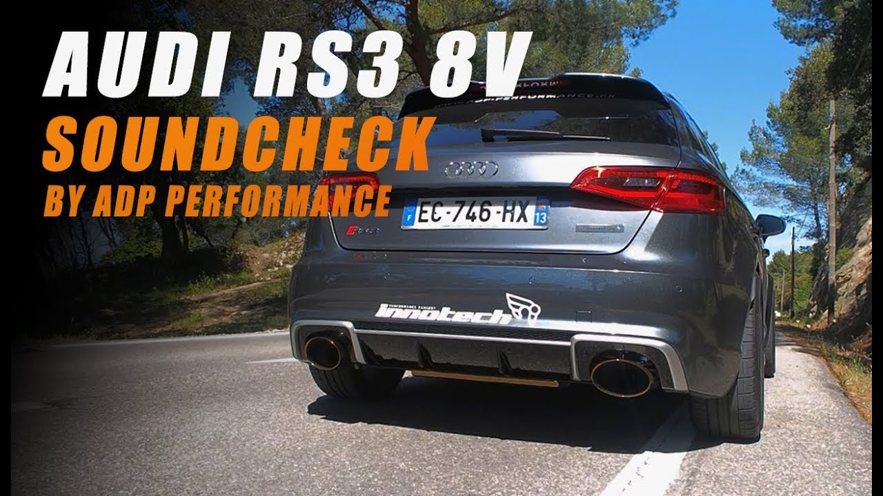The iPE Golden Titanium Exhaust for Audi Rs3 8V