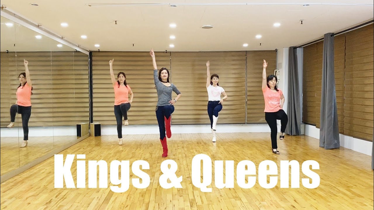 Kings & Queens - Line Dance (Demo & Count)  Weonyoung Nam(Lineinus, south Korea) May 2020