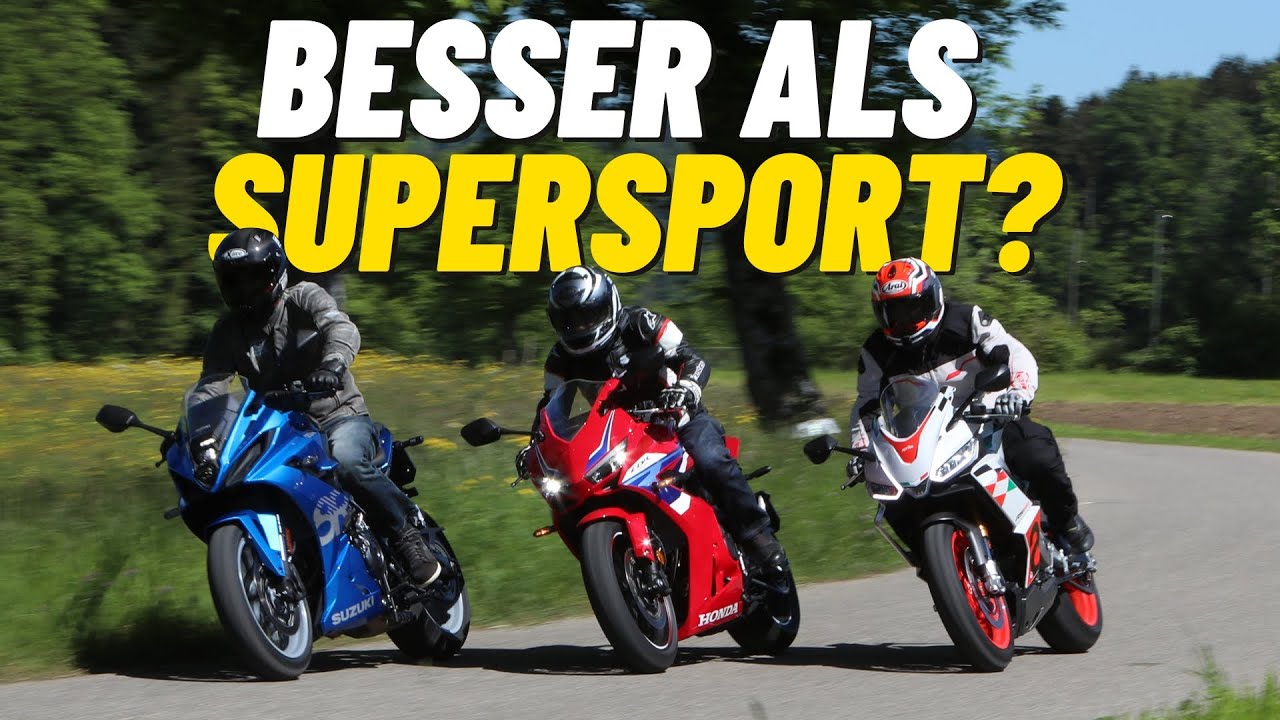 Suzuki GSX-8R vs. Honda CBR 650 R und Aprilia RS 660 - Strassen-Sport-Motorräder im Vergleich