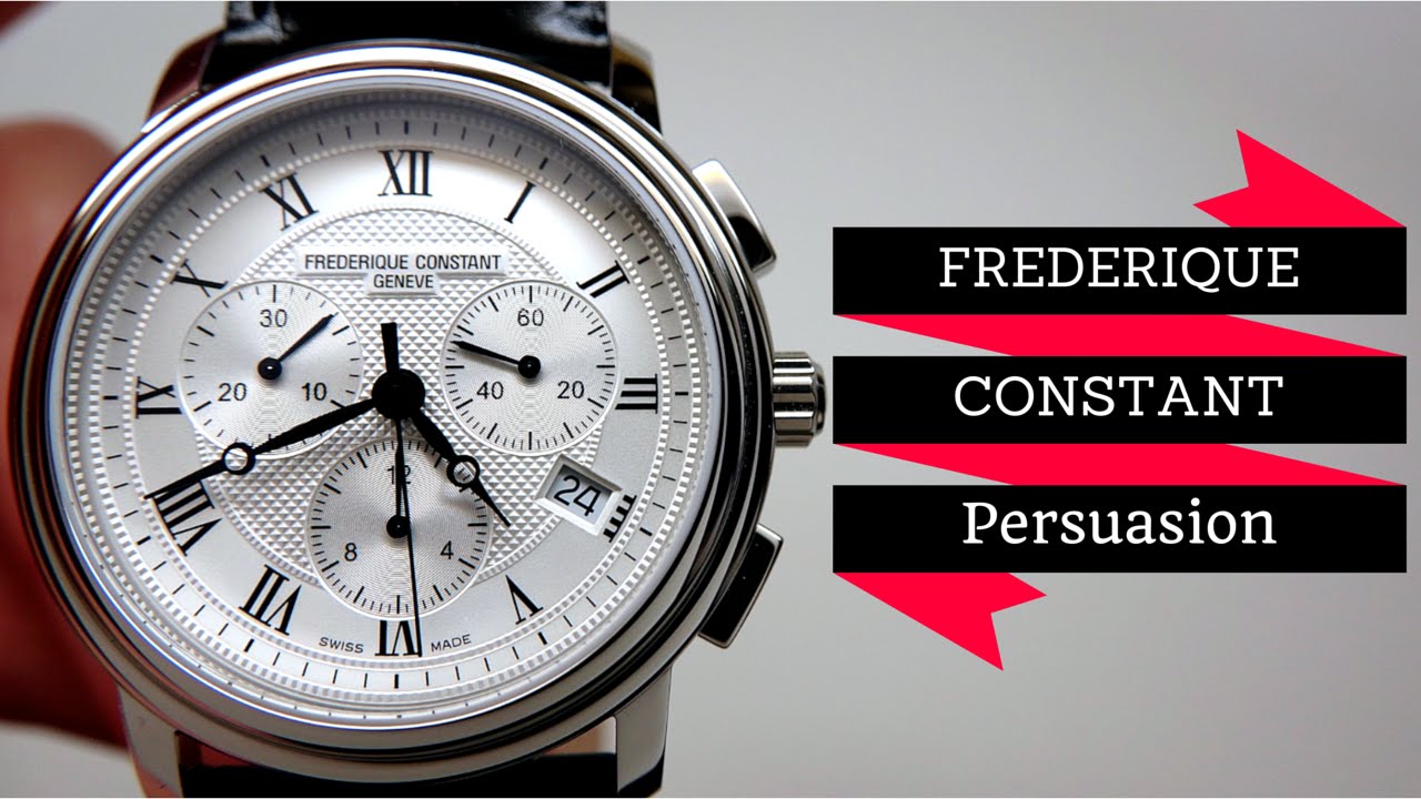 (4K) FREDERIQUE CONSTANT PERSUASION MEN
