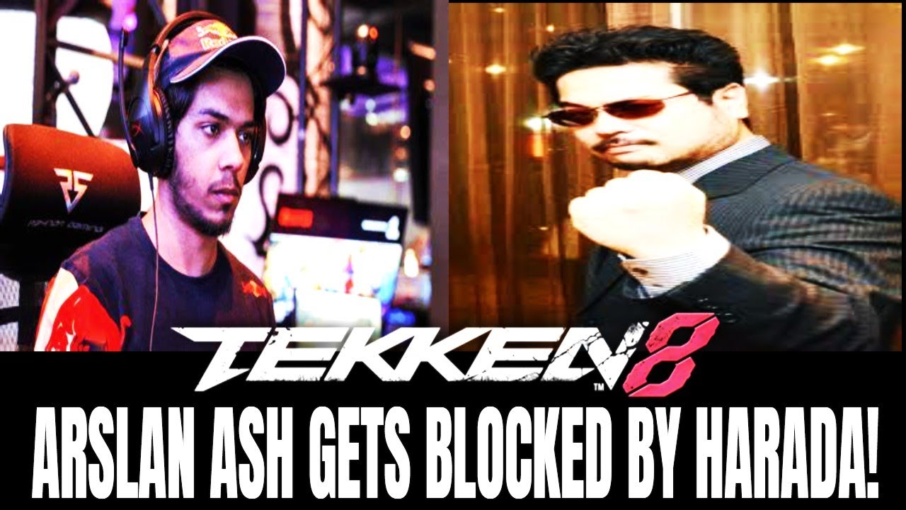 HARADA BLOCKS ARSLAN ASH ON TWITTER! (Tekken 8 Rant)