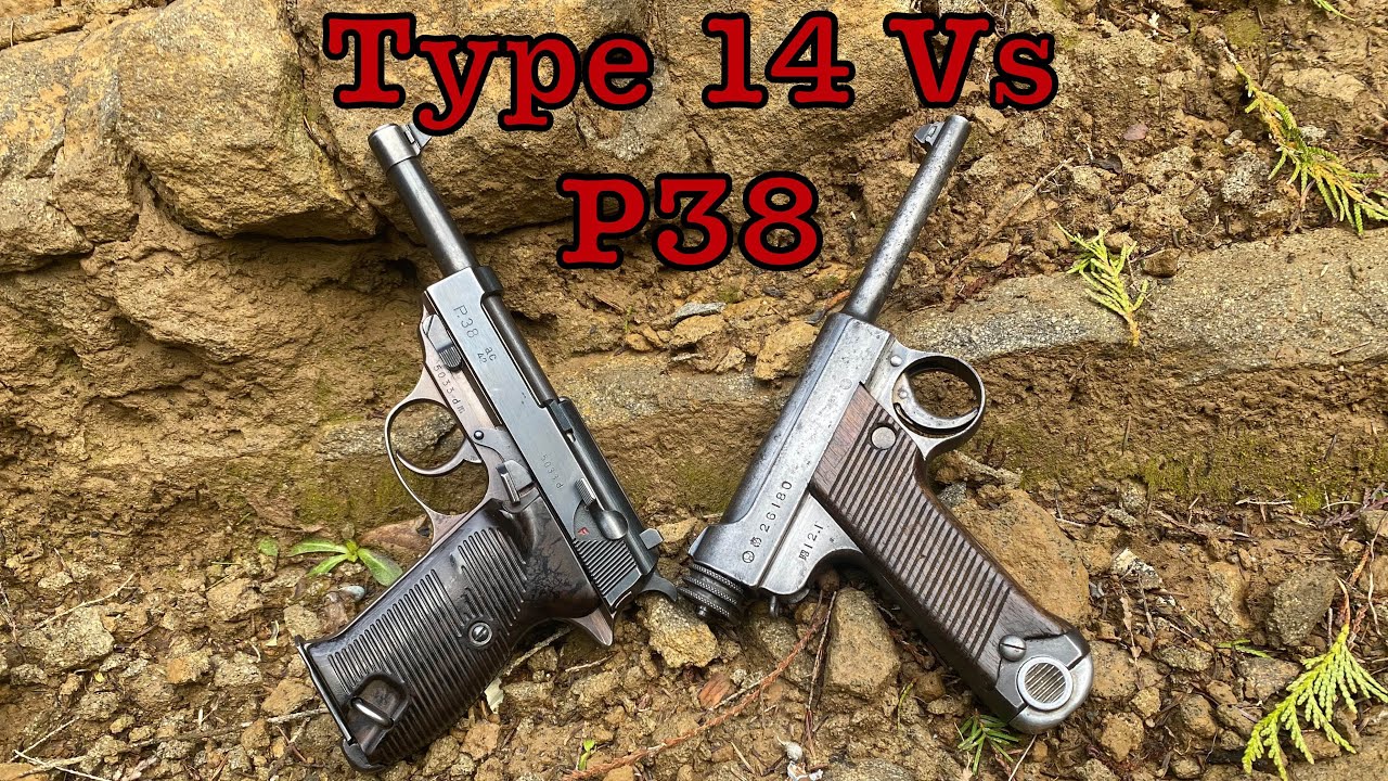 Nambu Type 14 Vs Walther P38, Axis Pistols Showdown