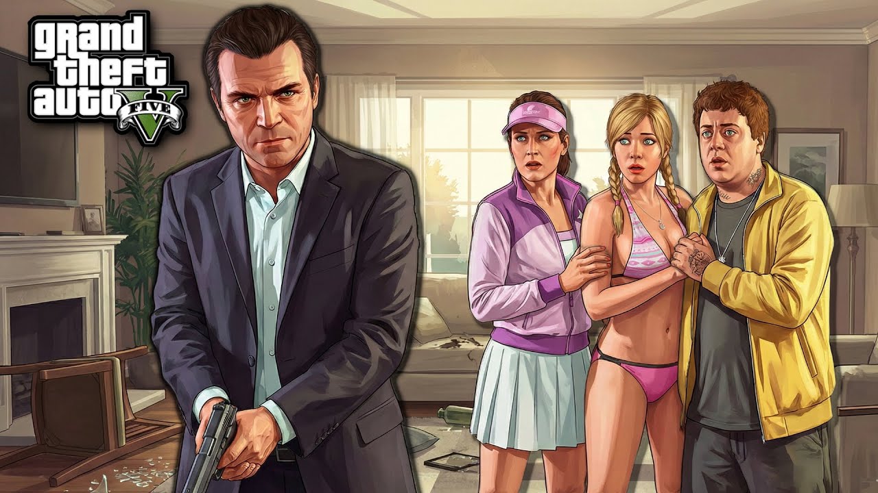 GTA V: Michael’s Crazy Therapy Session! (Reuniting the Family)