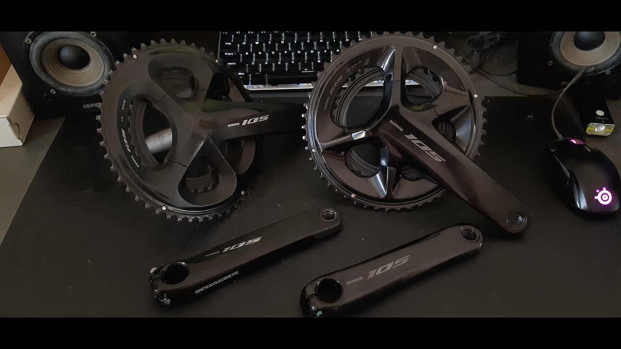 Shimano 105 R7100 Crankset Unboxing and Comparison with R7000