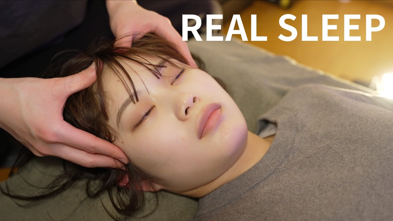 [No Talking] She falls asleep in 30 min... 😴 Japanese Head Massage for Deep Sleep