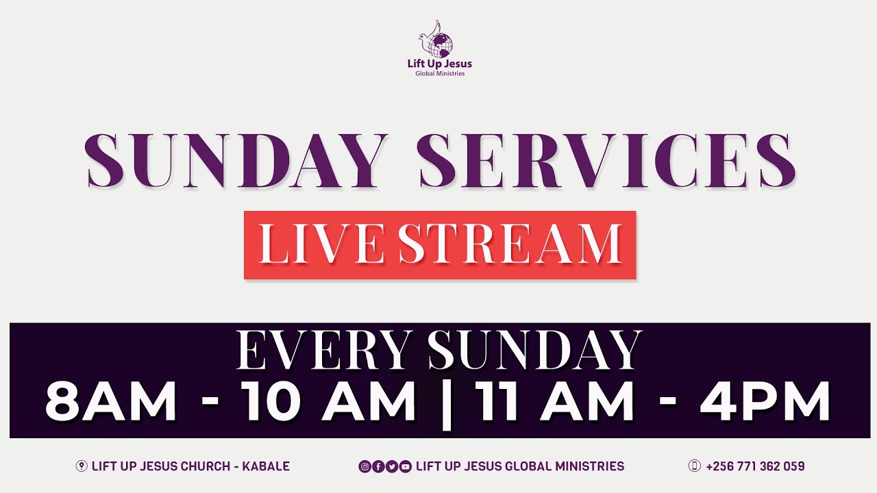 SUNDAY SECOND SERVICE | BISHOP DOCTOR. ALOYSIOUS KIIZA