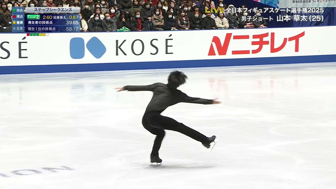 Sota YAMAMOTO 山本草太  2025 Japan National  SP onecam
