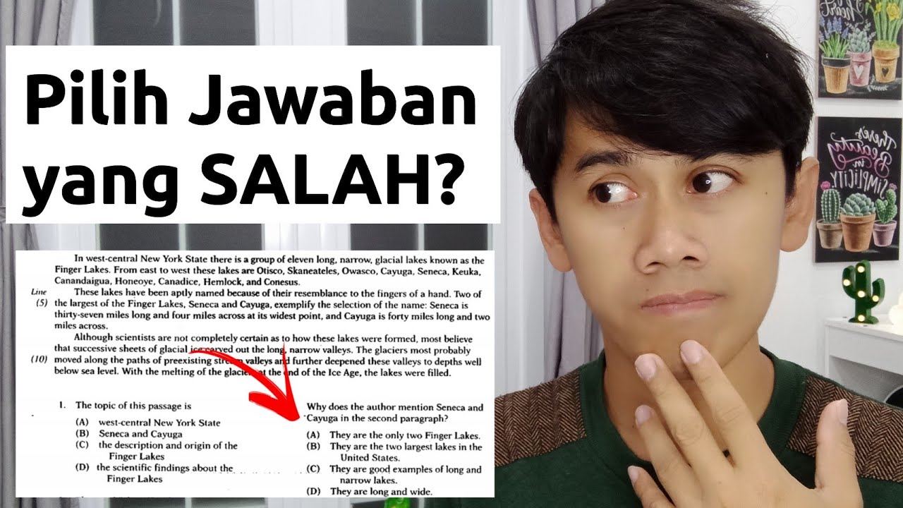 Soal TOEFL READING yang SULIT (Unstated Detail Questions)