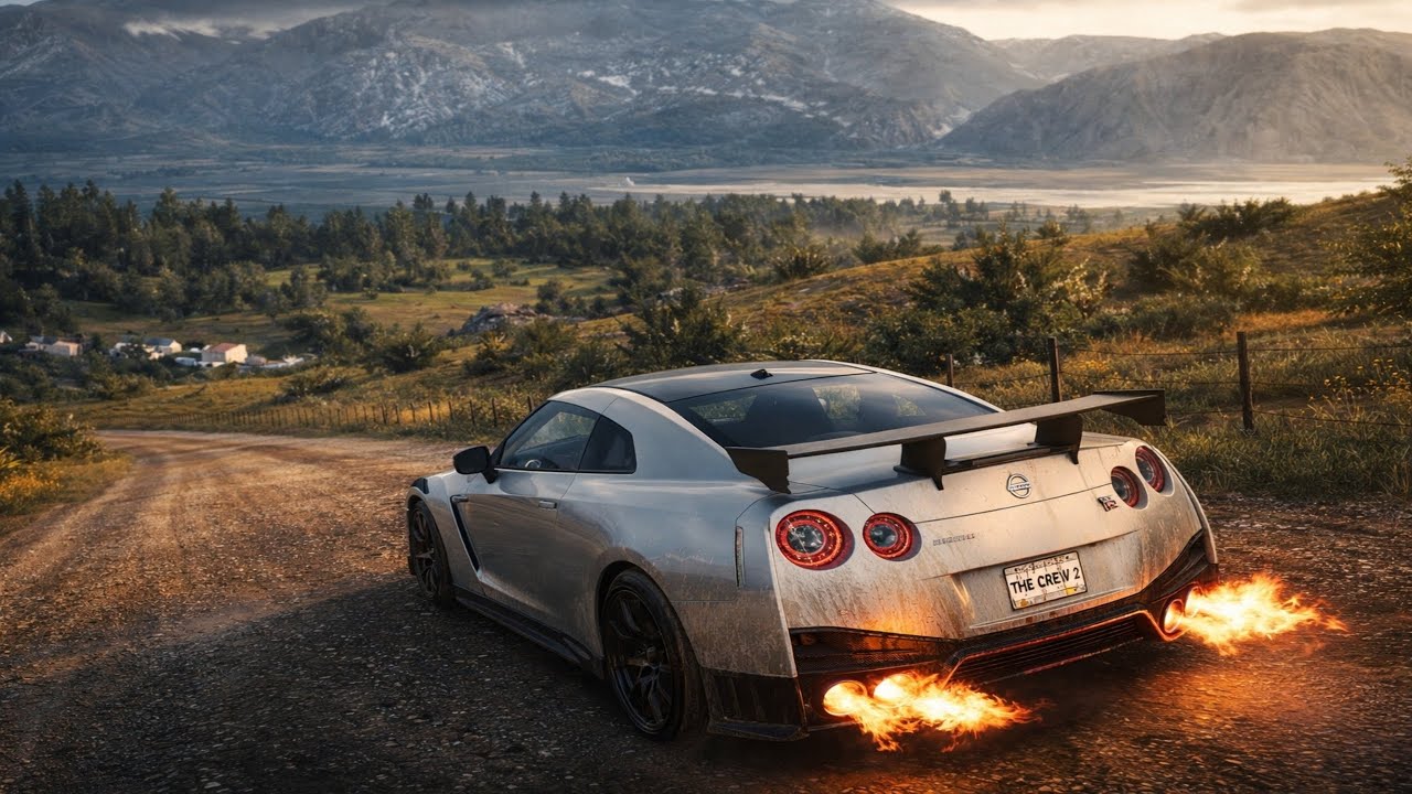 This is the moment when the car and nature become one. | NISSAN GT-R NISMO #thecrew2 #nissan