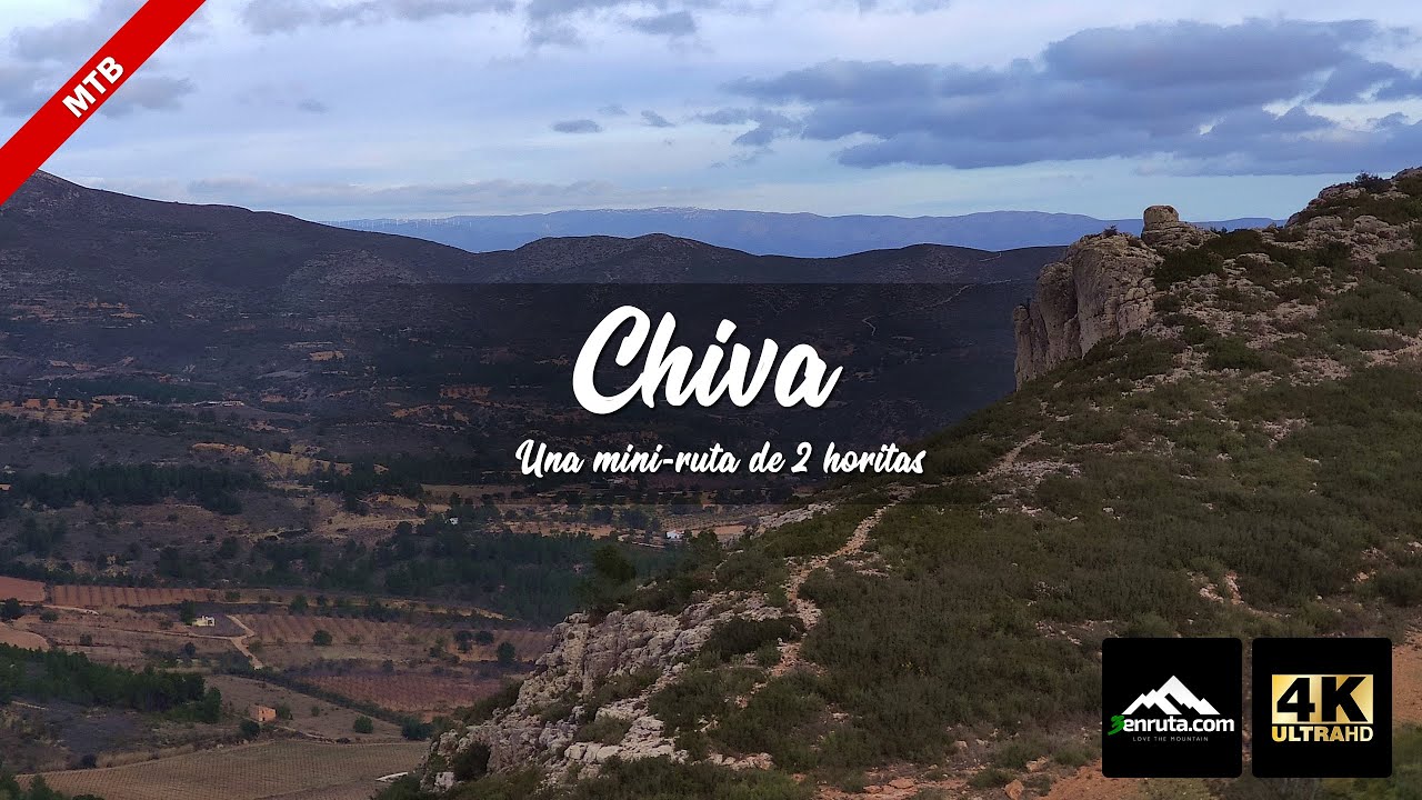 Ruta sencilla de MTB por Chiva, en Valencia que nos lleva por pistas y sendas