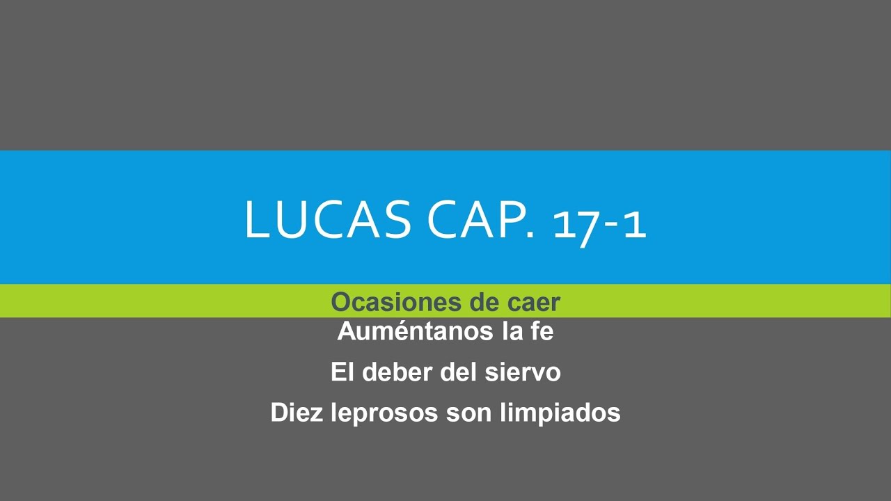 Lucas capitulo 17 primera parte 