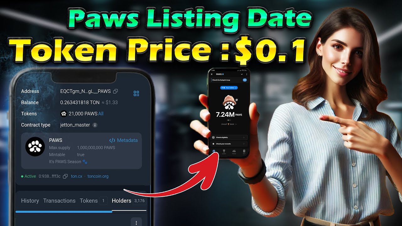 paws Listing date and price | Paws airdrop