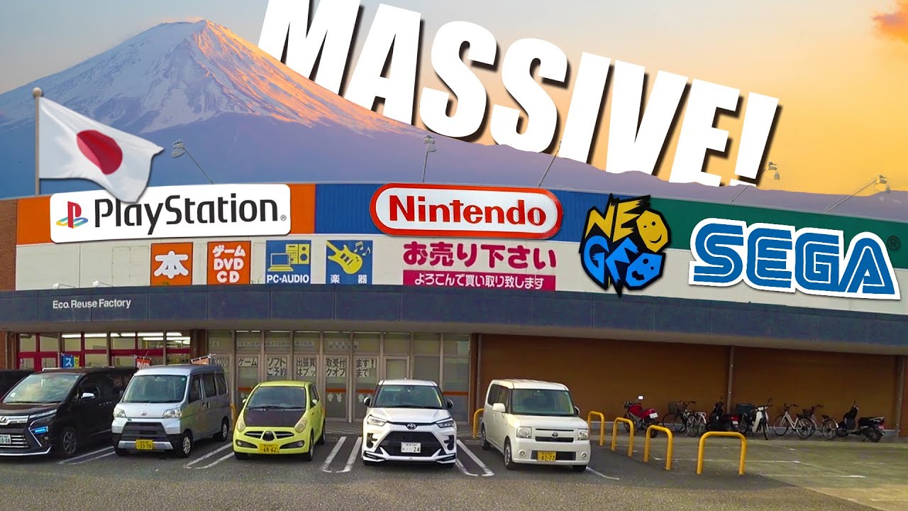 One of the BIGGEST Thrift Stores in Japan! | Japan Retro Game Hunting