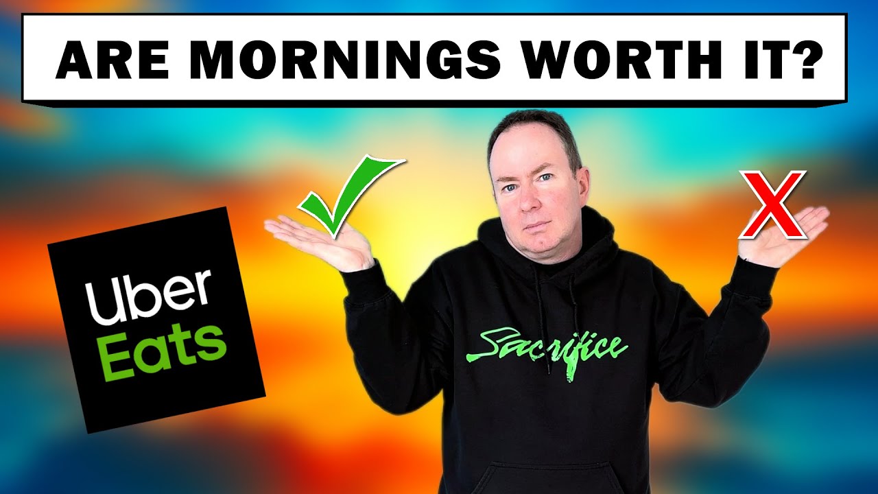 Is delivering Uber Eats in the morning worth it in 2024?