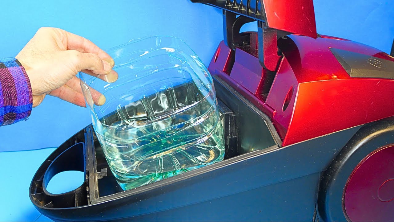 Water Filter for Vacuum Cleaner !! Useful idea from Recycled Plastic Can !!